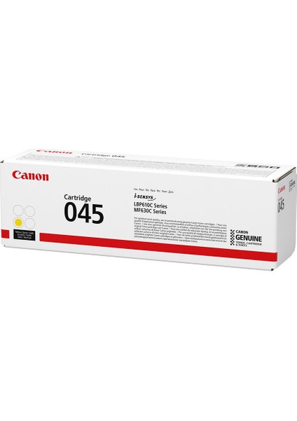 CRG 045 Y Orijinal Sarı Toner