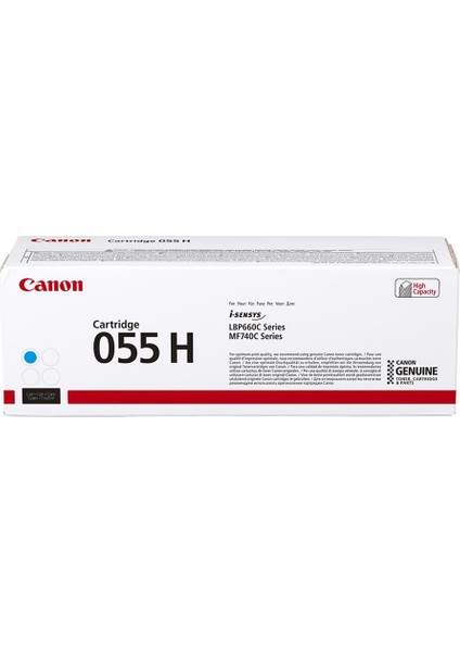 CRG 055 H C Yüksek Kapasiteli Orijinal Cam Göbeği (Mavi) Toner