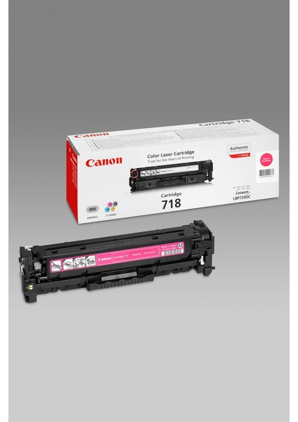 CRG 718 M Orijinal Magenta Toner