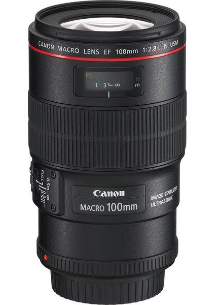 EF 100mm f/2.8L IS USM Macro Lens (Canon Eurasia Garantili)
