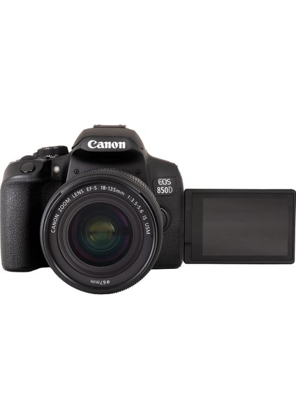 EOS 850D + EF-S 18-135mm f/3.5-5.6 IS Nano USM Fotoğraf Makinesi (Canon Eurasia Garantili)