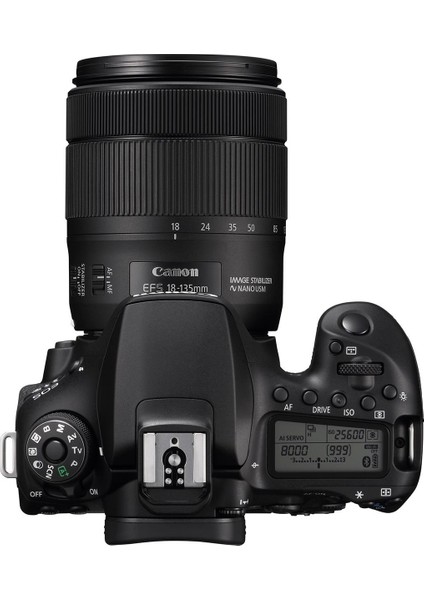 EOS 90D + EF-S 18-135mm f/3.5-5.6 IS Nano USM Fotoğraf Makinesi (Canon Eurasia Garantili) modelleri
