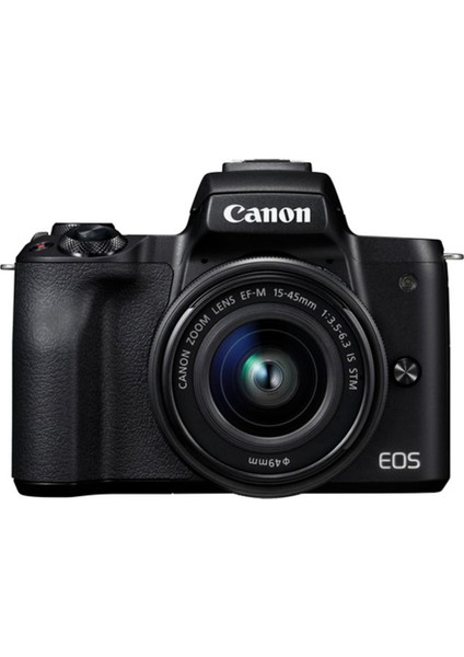 EOS M50 + EF-M 15-45mm f/3.5-6.3 IS STM Fotoğraf Makinesi (Canon Eurasia Garantili)