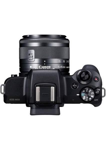 EOS M50 + EF-M 15-45mm f/3.5-6.3 IS STM Fotoğraf Makinesi (Canon Eurasia Garantili) modelleri