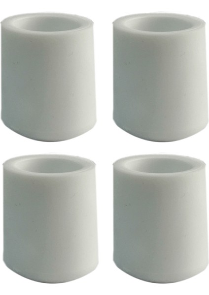 21 mm Pvc Sandalye Profil Ayak Pabucu Sessiz Yumuşak (4 Adet)