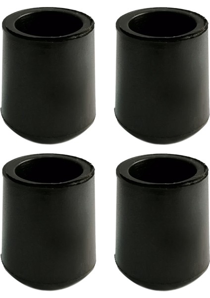 21 mm Pvc Sandalye Profil Ayak Pabucu Sessiz Yumuşak (4 Adet)