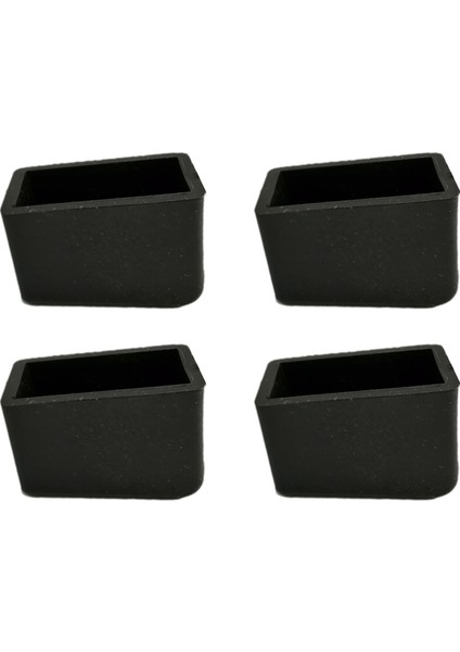 20X40 mm Kaydırmaz Merdiven Ayağı Plastiği Merdiven Pabucu (4 Adet)