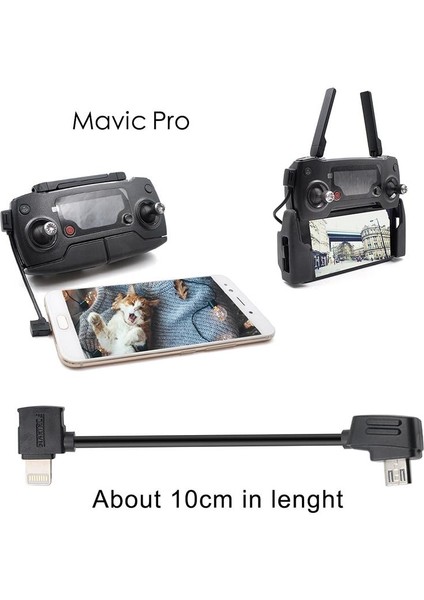 Djı Mavic Pro Mikro USB Veri Kablosu 10 cm Telefonlar Için Siyah Renk fiyatları
