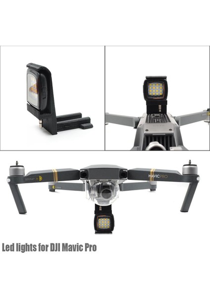 Djı Mavic Pro Platinum Gece Uçuşu 3D Baskı Yataklı 12 LED Lamba Işık Startrc