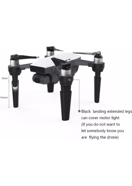 Djı Spark Yüzen Top Iniş Takımları Uzatılmış Güvenli Iniş Ayakları Görünmez Koruma indirimleri