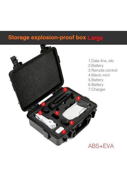 Djı Mavic Mini Combo Taşıma ve Saklama Kutusu Abs Su Geçirmez indirimleri