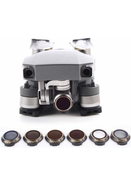 Djı Mavic Pro Gimbal Kamera Lens Filtre 6 Lı Set Sunnylife