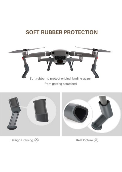 Dji Mavic 2 Pro Yükseltilmiş Güvenli Iniş Seti Dronunuzu ve Gimbalınızı Koruyun indirimleri