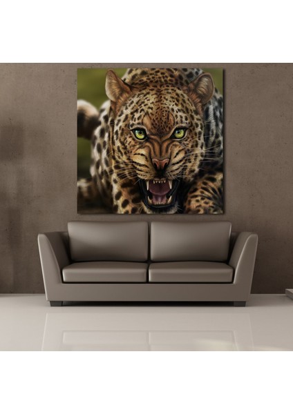 Hırslı Aslan 25 x 25 cm