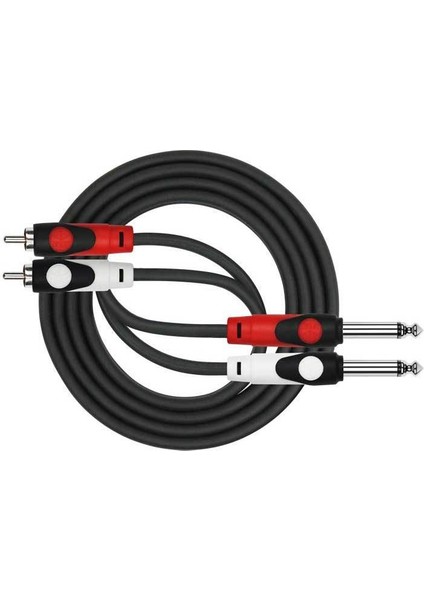 2mt Patch Kablo (2x1/4'' Mono - 2xrca)