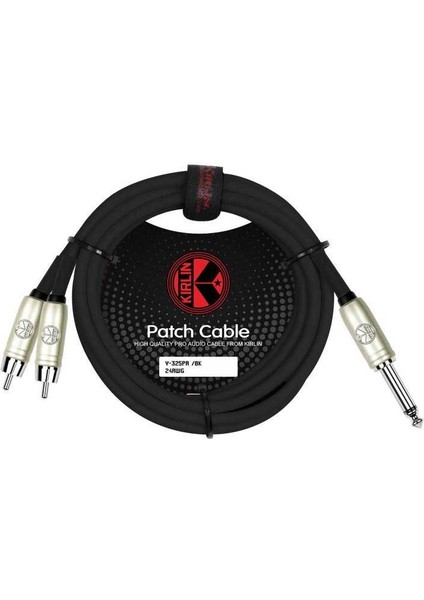 3mt. Y Kablo (1/4'' Mono Erkek - 2xrca Erkek)