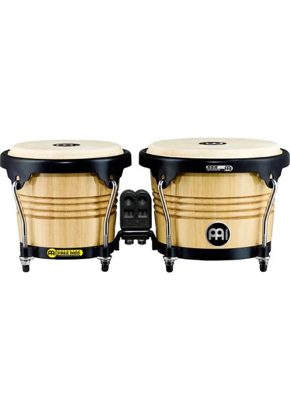 FWB190NT Free Ride Series 6.75" / 8" Bongo Set (Natural)