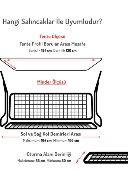Süngersiz Salıncak Minderi Kılıfı 3 Kişilik Kılıf Bordo Bahçe Salıncak Minderi Süngersiz fırsatları
