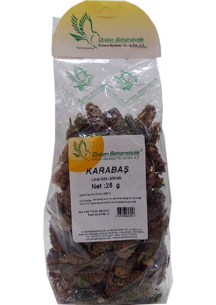 Karabaş Otu Çiçeği 25 gr Paket