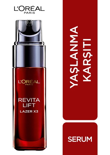 Loreal Revitalift Lazzer X3 Kırışık Karşıtı Serum 30 ml