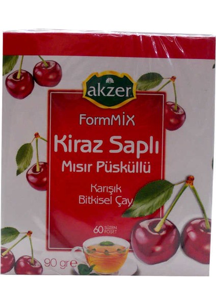 Kiraz Saplı Mısır Püsküllü Bitkisel Çay 60 Süzen Poşet