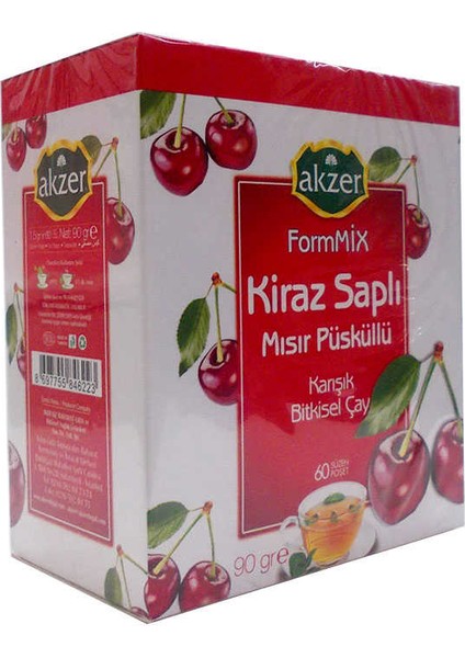Kiraz Saplı Mısır Püsküllü Bitkisel Çay 60 Süzen Poşet