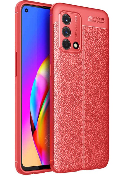 Oppo A74 4g Kılıf Zore Niss Deri Desenli Silikon Kılıf