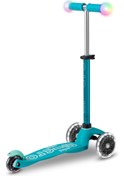 Scooter Mini Micro Deluxe Magic Aqua (Led)