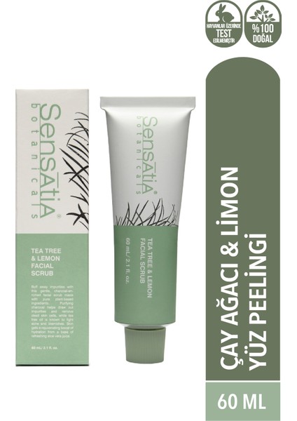 Çay Ağacı ve Limonlu Yüz Peelingi 60 ml