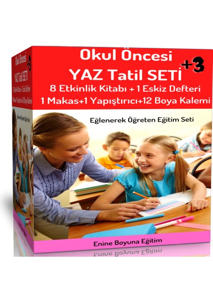 2025 Okul Öncesi Yaz Tatil Seti