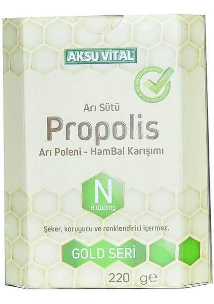 Arı Sütü Propolis Polen Bal Karışımı 220 gr