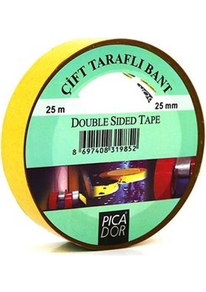 Çift Taraflı Band 25X25 mt Force