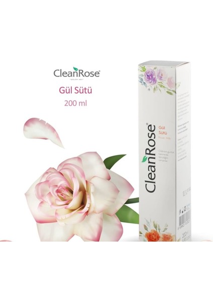 Doğal Gül Sütü 200 ml