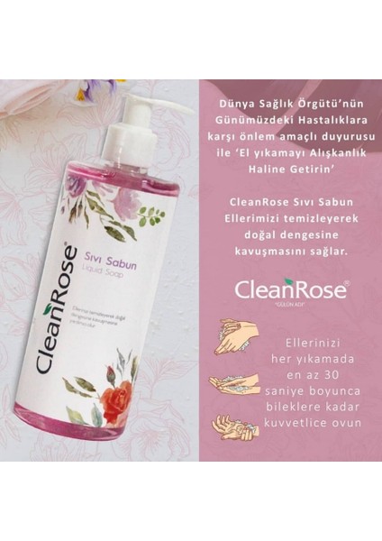 Gül Özlü Sıvı Sabun 400 ml