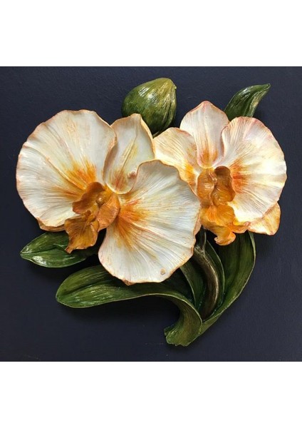Dev Orkide Çiçeği 27CM Silikon Kalıp K-464