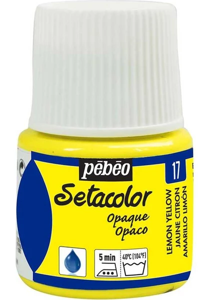 Setacolor Kumaş Boya Opak 45ML Jaune Citron