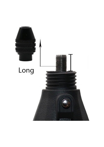 Bn5 Mini Gravür Makinası Için Otomatik Mandren 3 Çeneli Anahtarsız 7 mm