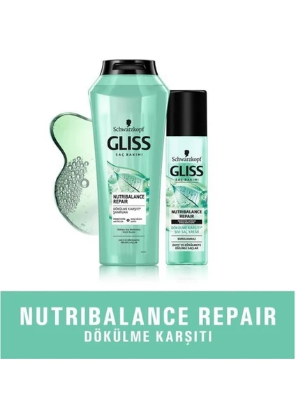 Şampuan 360 ml + Sıvı Saç Kremi 200 ml Nutribalance Repair