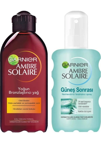 Ambre Solaire Yoğun Bronzlaştırıcı Yağ Güneş ve Sonrası