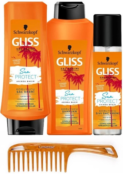 Gliss Sun Protect Saç Bakım Seti 4'lü