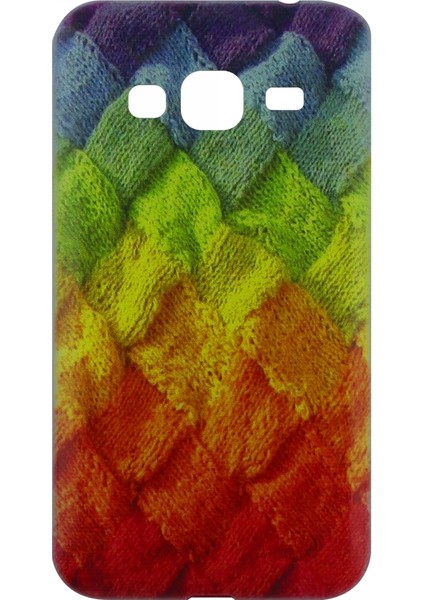 Samsung Galaxy J300 J3 Uyumlu Chtech Desenli Silikon Kılıf