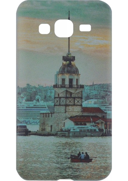 Samsung Galaxy J300 J3 Uyumlu Chtech Desenli Silikon Kılıf