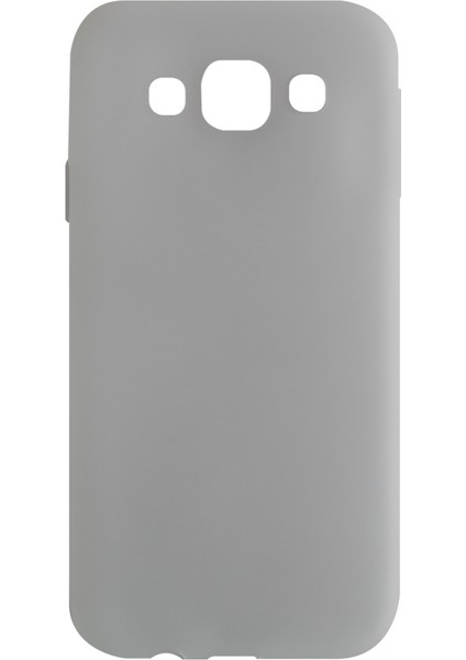 Samsung Galaxy E500 E5 2015 Uyumlu Arka Koruma Silikon Kılıf