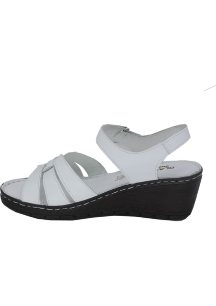 Trendyshose Ze 866 Deri Çırtlı Anatomic Confort Günlük Sandalet