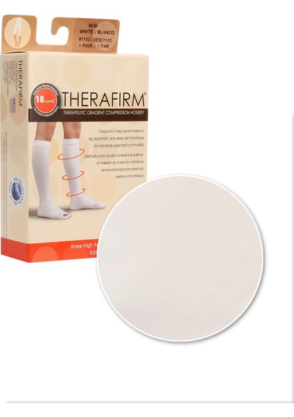 Kifidis Therafirm Anti-Emboli Çorabı Dize Kadar Burnu Açık