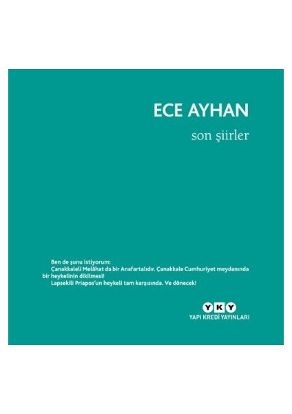 Son Şiirler - Ece Ayhan