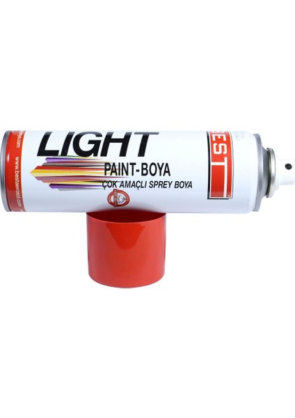 Light Akrilik Takviyeli Sprey Boya 250 ml Mat Siyah