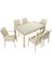 Elit Rattan 90x150 Elit Koltuk Camlı Masa Takımı 1