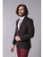 Erkek Sivri Yaka Tek Düğme Slim Fit Ceket 1