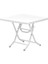 SY-2572 Beyaz Kare Plastik Katlanır Masa 80X80CM 64703 1